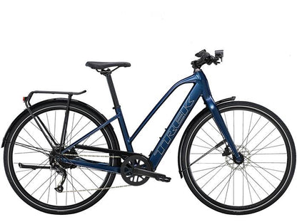 VÃ©lo Ã©lectrique Femmes TREK FX+ 2 Stagger Bleu Mulsanne 250Wh