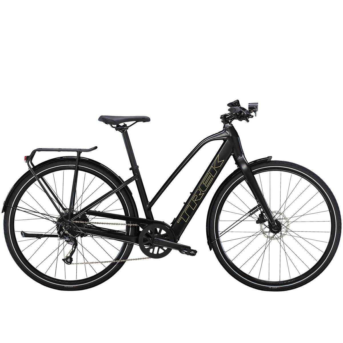 Vélo électrique Femmes TREK FX+ 2 Stagger Noir 250Wh